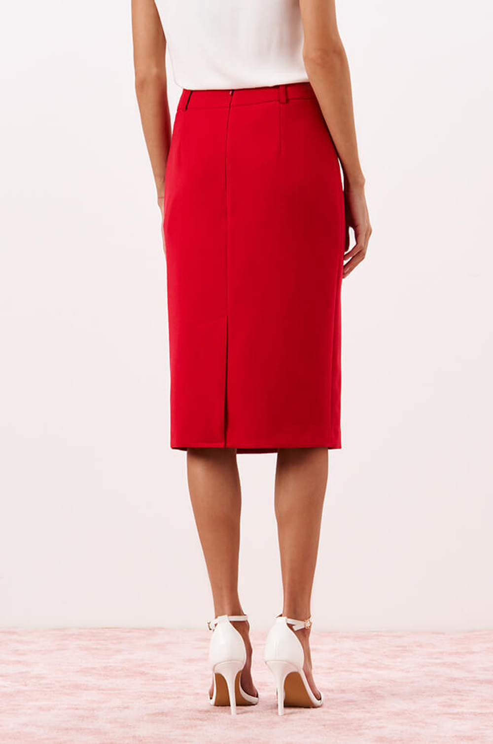 4894 Юбка женская (малиновый)