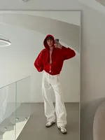 Красный худи 