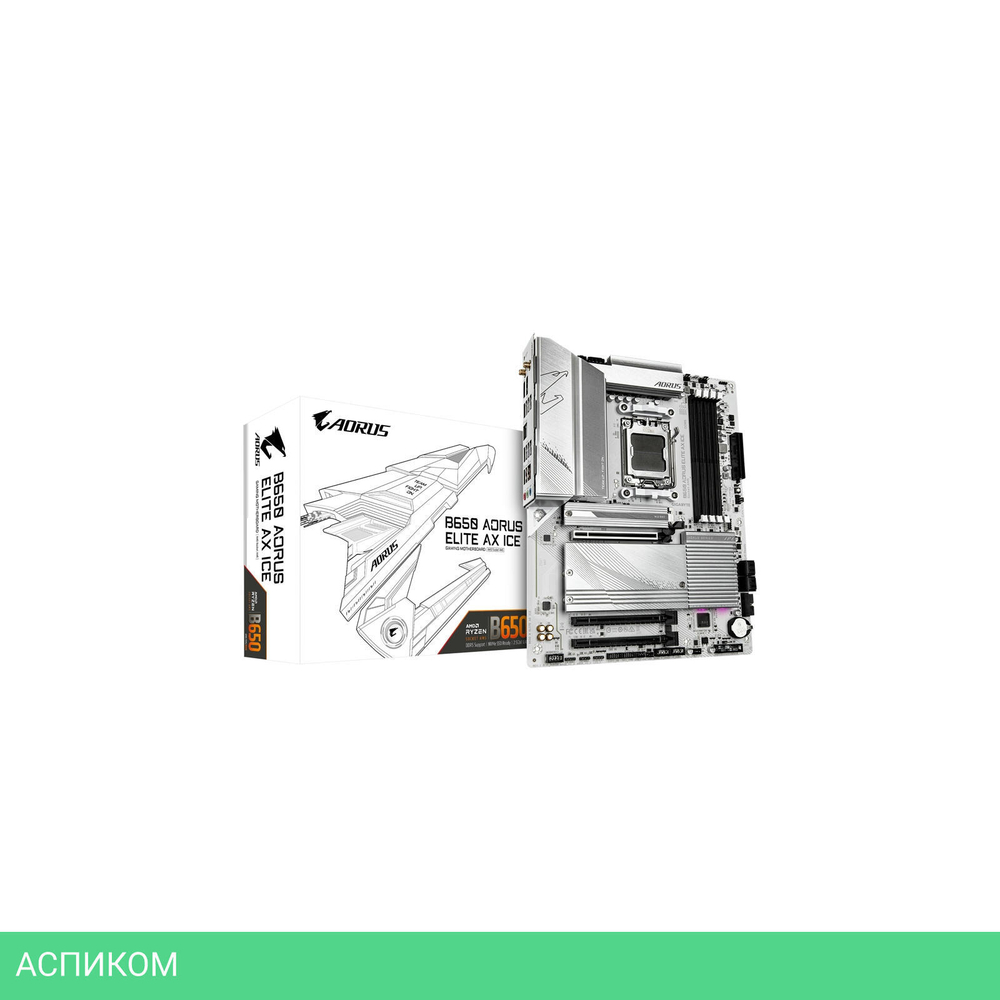 Материнская плата Gigabyte B650 Aorus Elite AX Ice