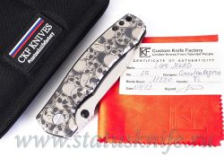 Нож CKF MKAD LORO Skull custom silver one-offфотография - 10