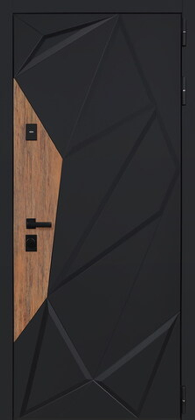 Стальная дверь "Макс 3D" с зеркалом (адаптивная замковая часть). Заказная модель.