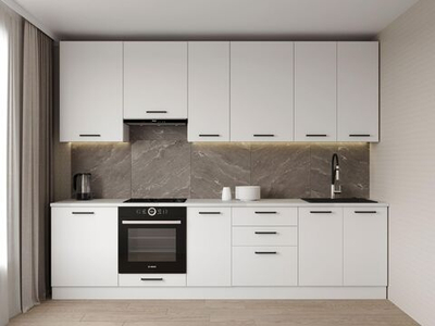 Кухонный гарнитур Жемчуг 3000 (верх 950 мм) столешница 26 мм