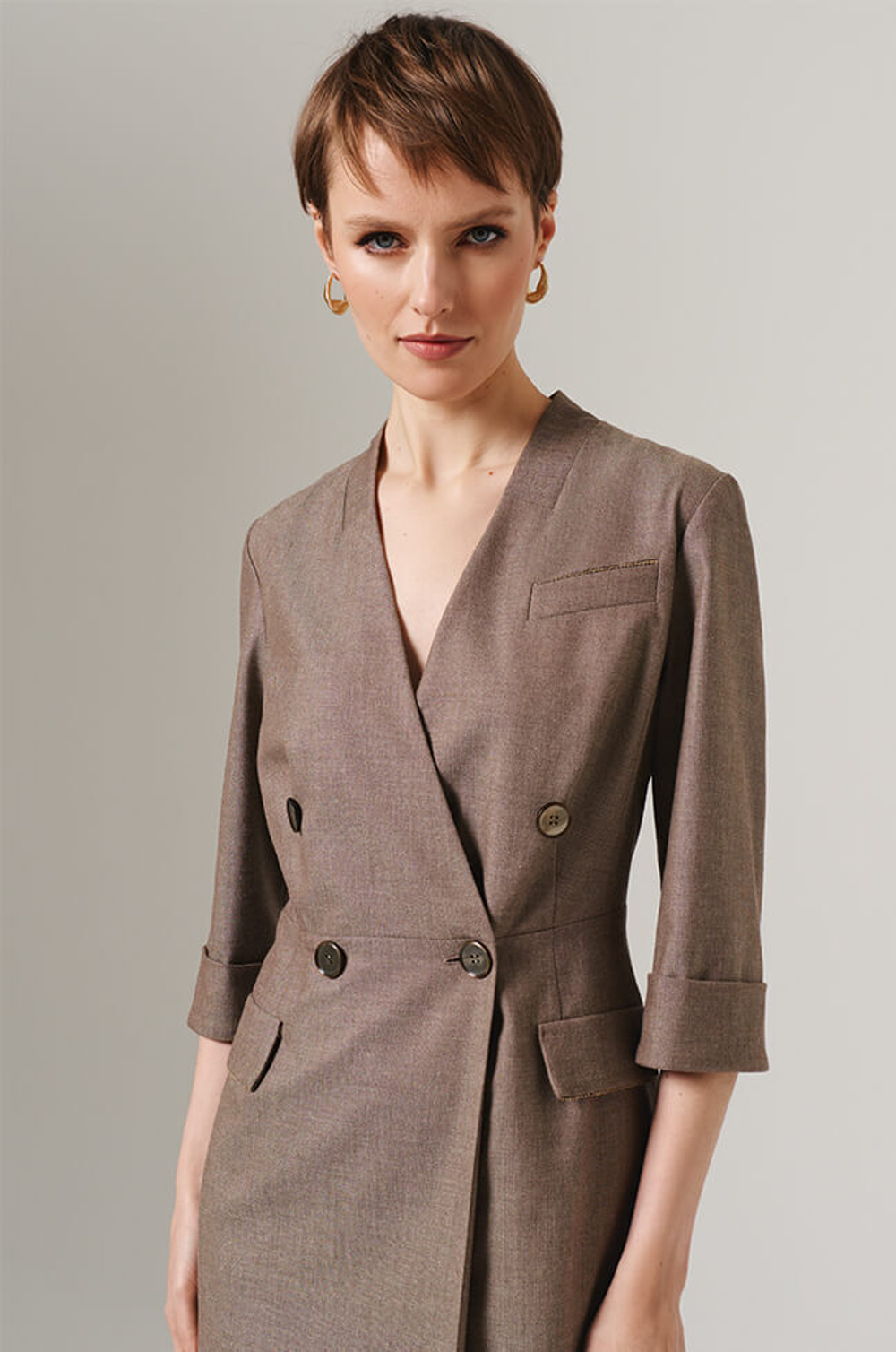 51622 Платье женское (кофейный)