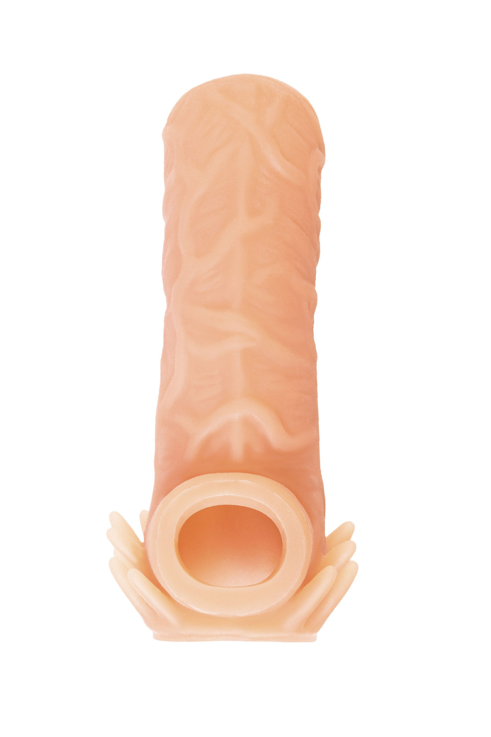 Насадка Kokos с дополнительной стимуляцией телесная 14 см