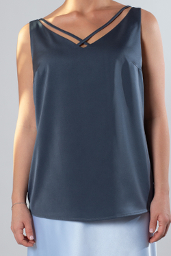 Блузка женская 4188ЛП, Мокрый асф. #331МА094188ЛП