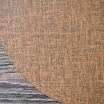 Салфетка сервировочная плетеная круглая 38см, цвет микс