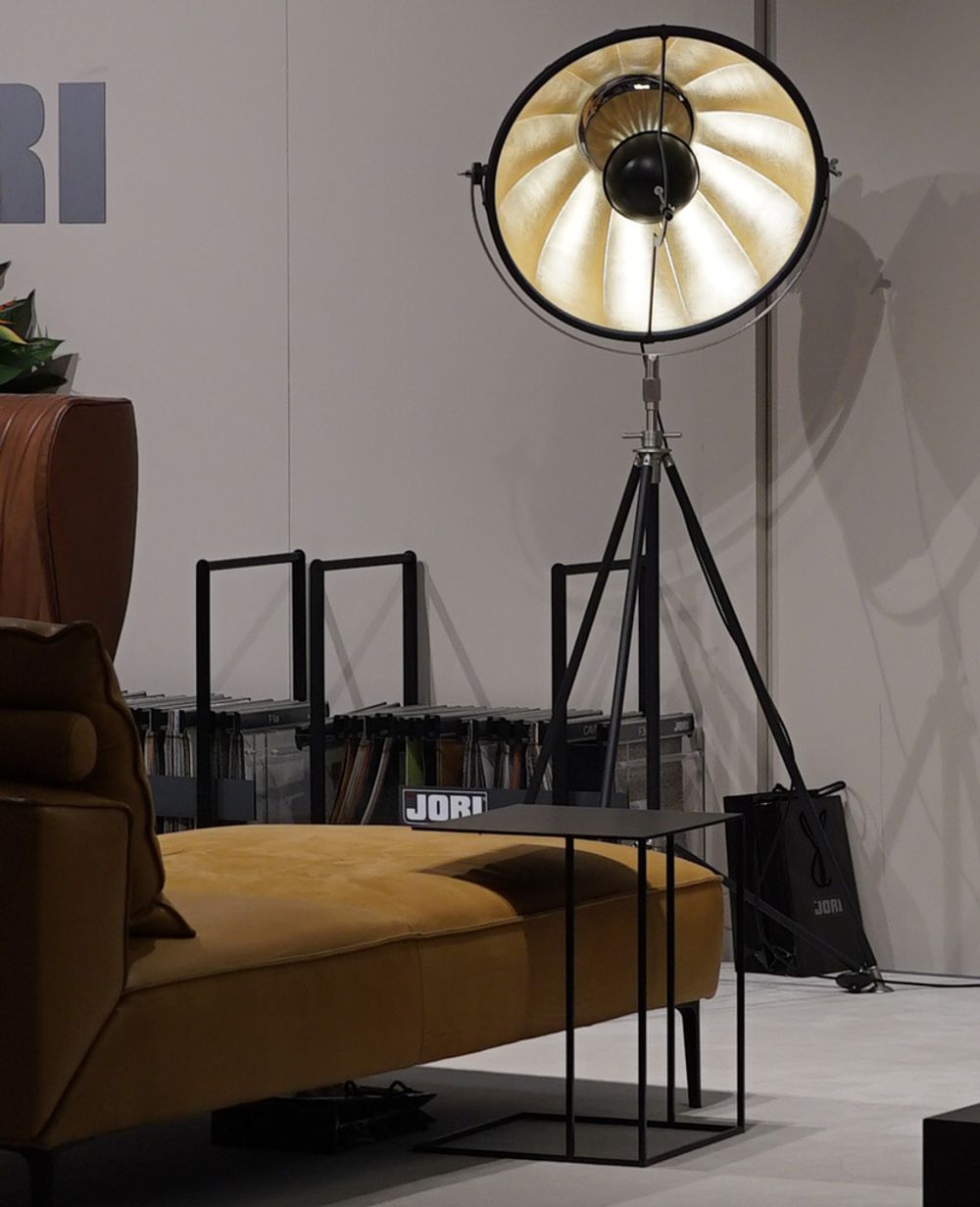 Торшер Studio black/gold