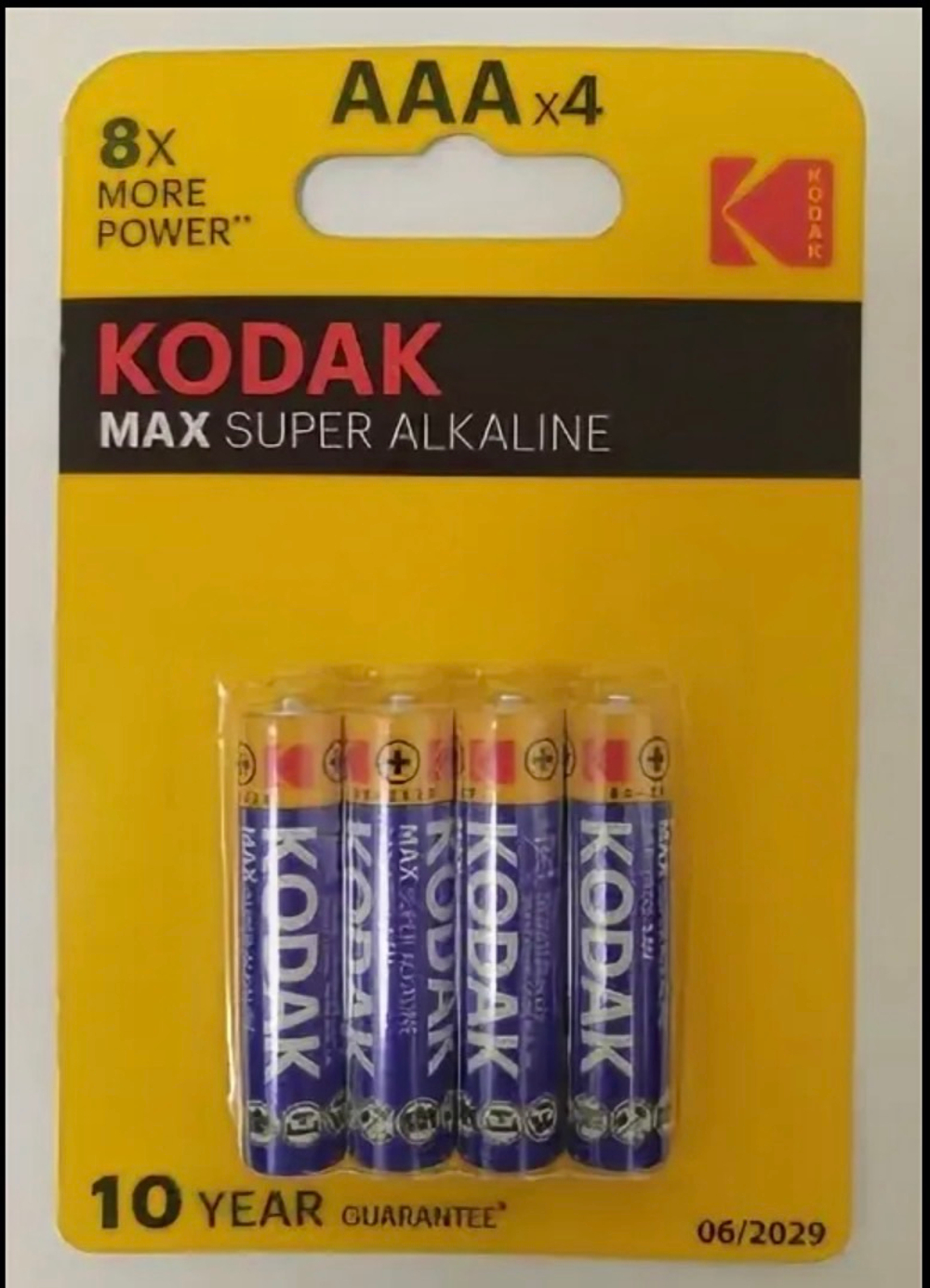 Кодак мизинец LR03 4 шт