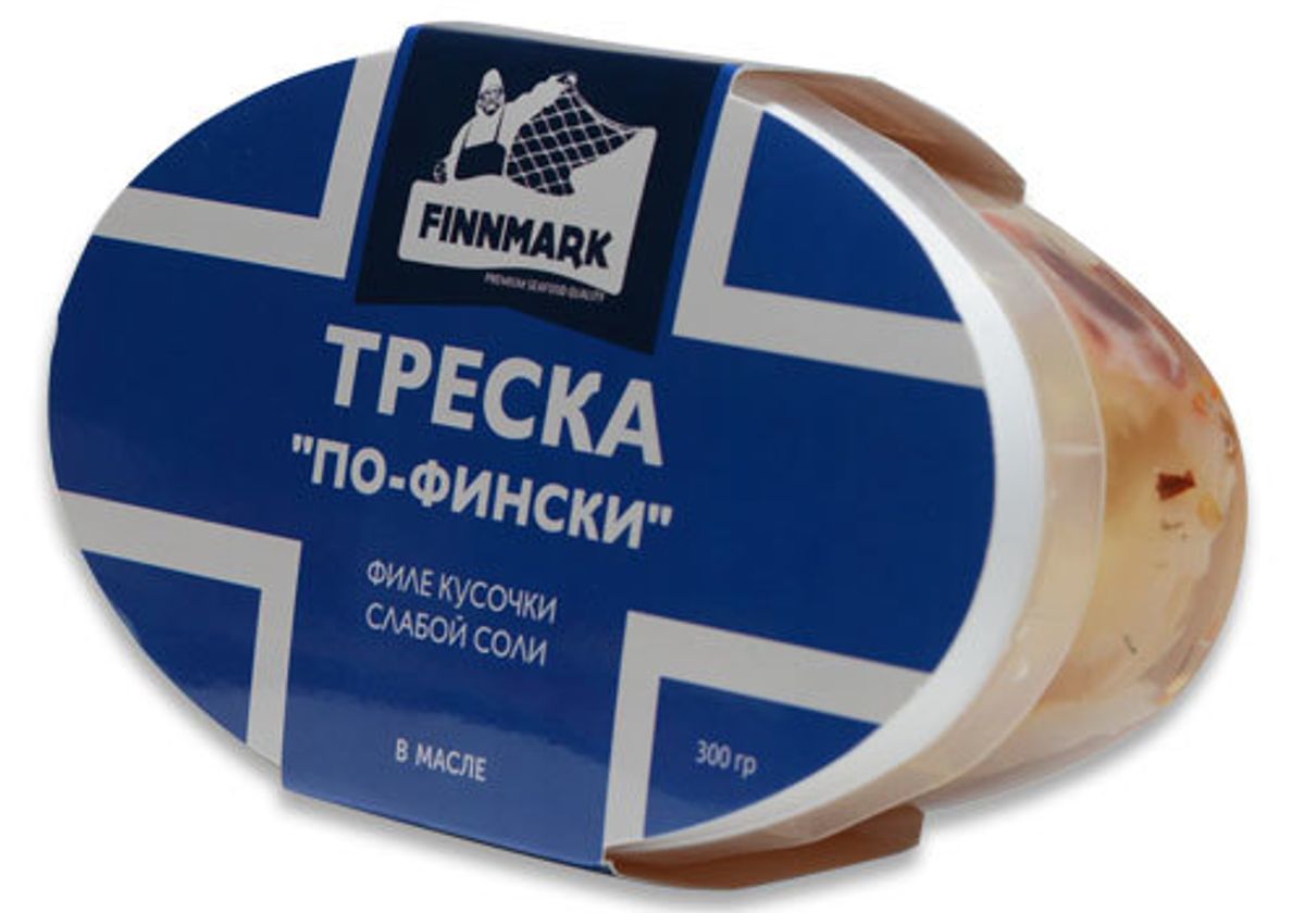 Треска филе слабосоленое "по-фински", 300г