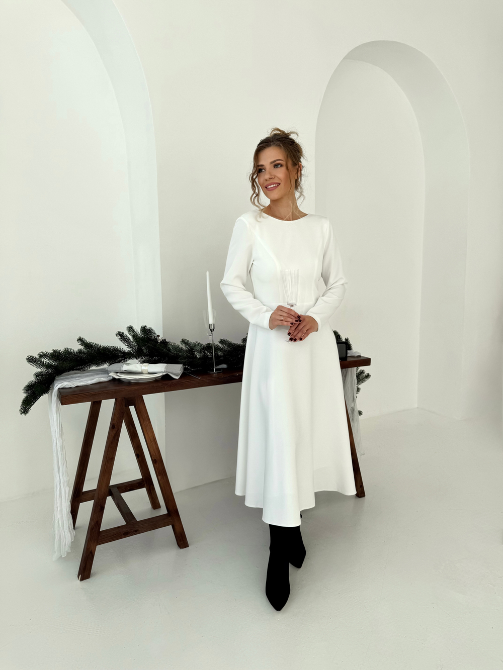 Платье длинное