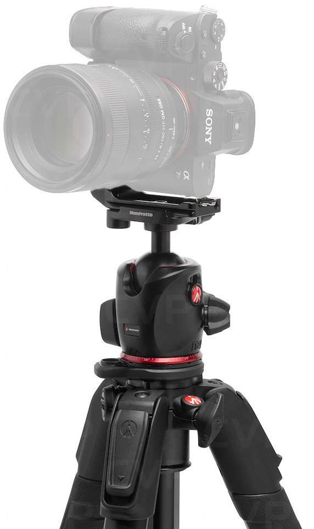 Штатив с головкой Manfrotto MK055XPRO3-Q6T AS alu tripod kit