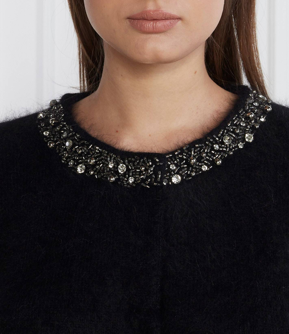 Хлопковый свитер Liu Jo - черный(CF3070 MA97L)