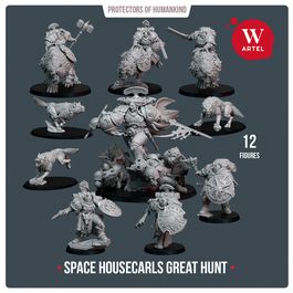 Комплект миниатюр Space Housecarls Great Hunt