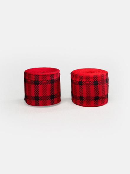 Бинты боксерские Venum Tartan Fury Red 4.5m