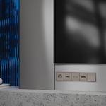 Вывод кабеля VOLTUM S70, (капучино)