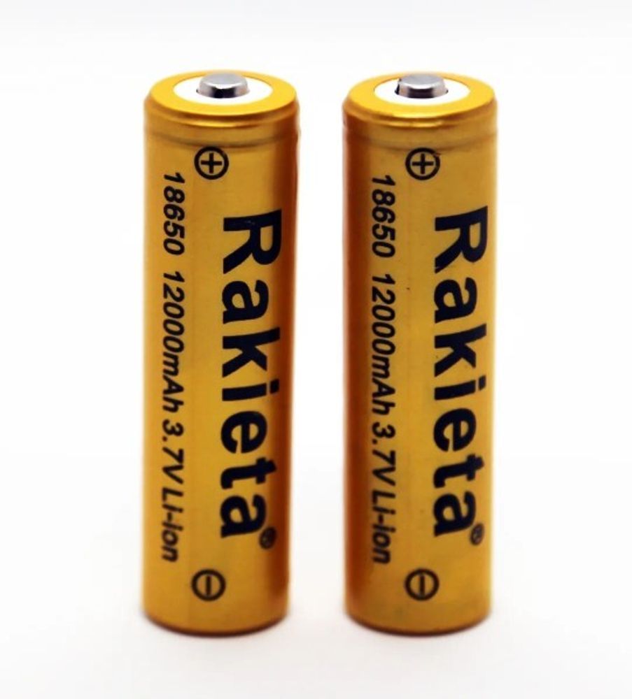 Батарейка аккумуляторная литиевая 18650  Rakieta  12000 mAh 3.7v li-ion (KPR)
