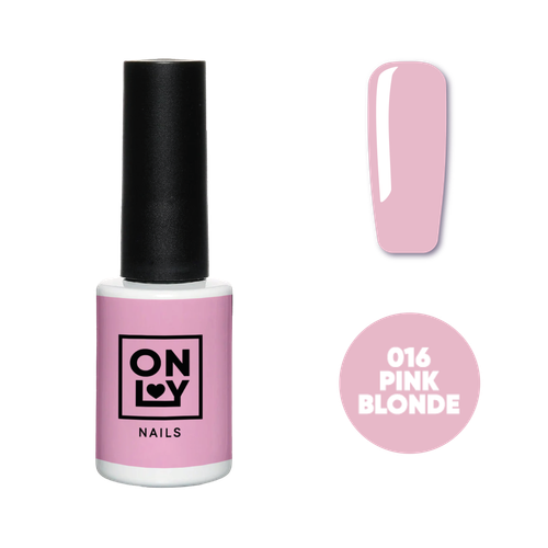 Гель-лак OnlyNails Pink Blond №16, 10мл