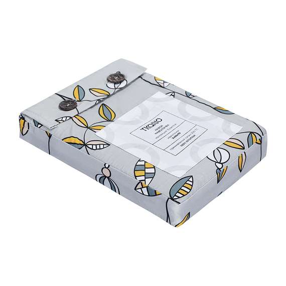 Набор наволочек &quot;Ягоды тайги&quot; из премиального сатина из коллекции russian north, 50х70 см