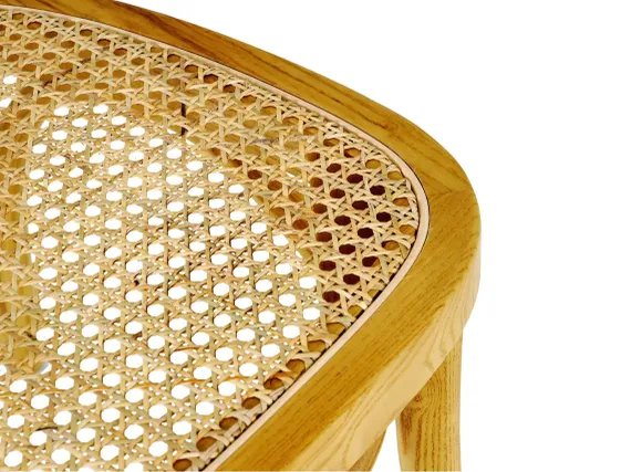 Стул Poltrona, массив вяза, ротанг