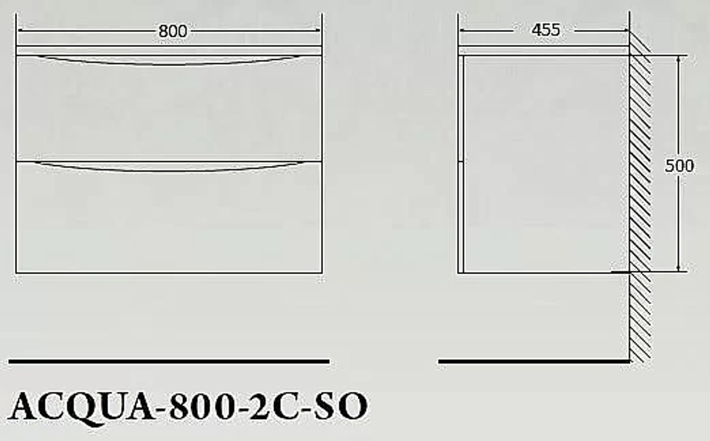 Тумба с раковиной BelBagno ACQUA 80 Rovere Rustico