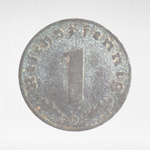 Germany, 1 Reichspfennig, 1943, (Munich Mint - "D"), VG