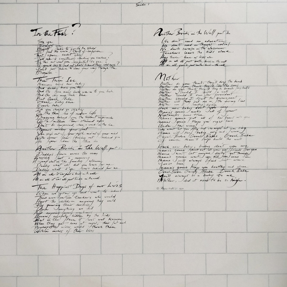 Pink Floyd / The Wall (2LP)