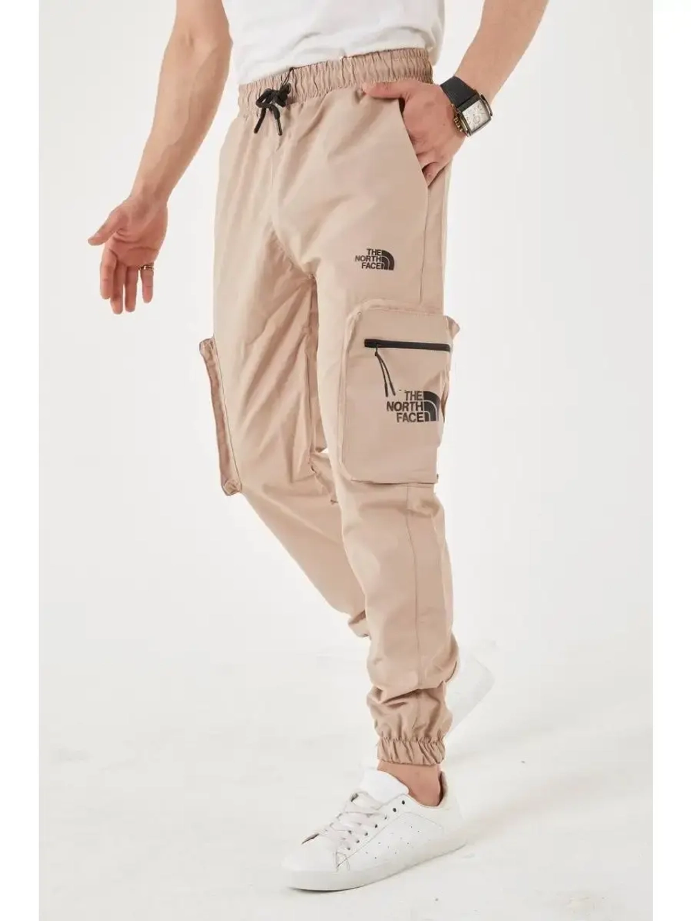 Брюки мужские джоггеры спортивные штаны карго на резинке