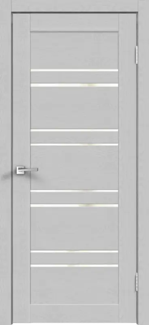 Межкомнатная дверь LINEA 8 Грей эмалит текстурный