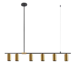9001A-DW-6 BLACK+BRASS (1) Светильник (NW)