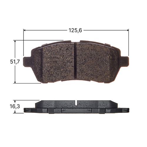 Колодки тормозные дисковые Avantech передние (противоскрипная пластина в компл.) AV737