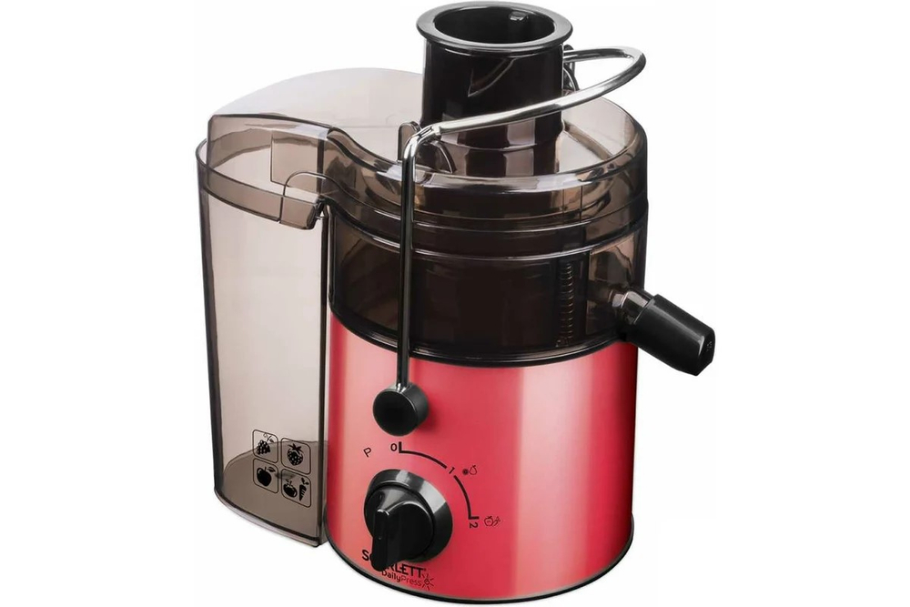 Соковыжималка SCARLETT SC-JE50S19 черная/красный