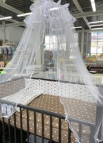 Комплект в кроватку 7-ми предметный "Ноченька", бежевый