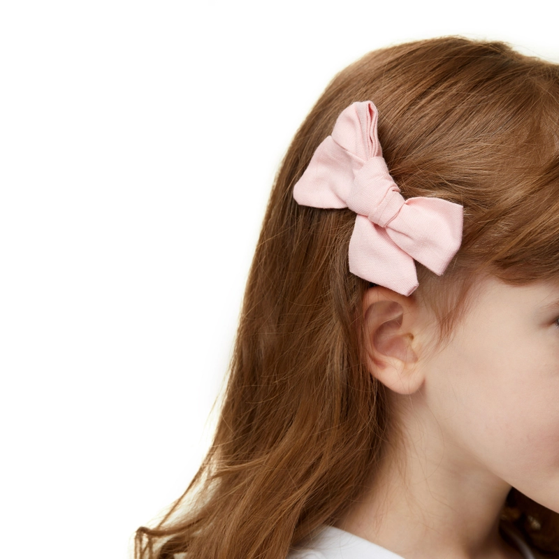 Заколка Нежно-розовый Бант