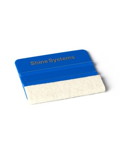 Shine Systems Выгонка синяя 3М для винила с шерстяным войлоком, 10 х7,2см