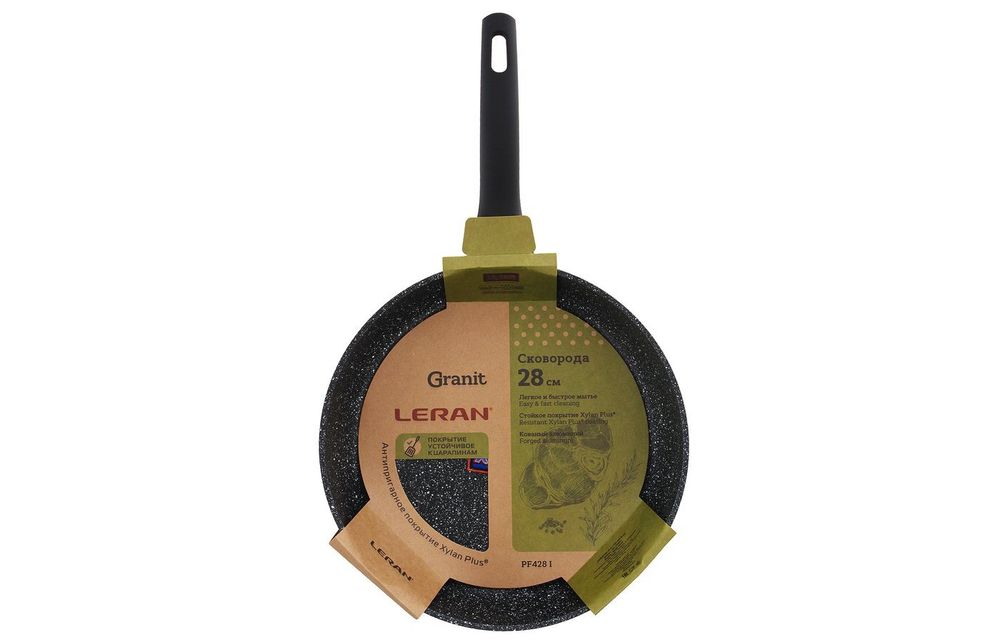 Сковорода 28см Leran GRANIT PF428 I Xylan Plus