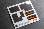 KAMAZ 65115 Floor mats EVA and splash guards for Zvezda 3650 1/35 (3D decal)