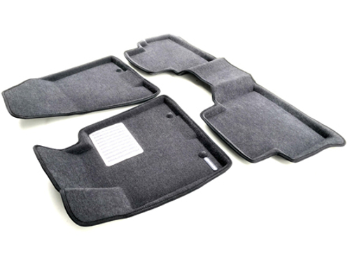 Коврики салона для KIA Sportage (2016-) Euromat 3D Lux серые. Арт. EM3D-002927G