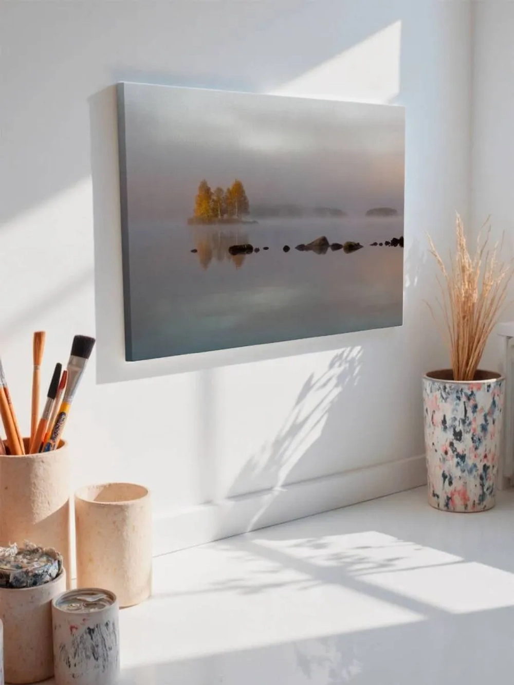 Картина на стену 40 X 50 Осеннее озеро