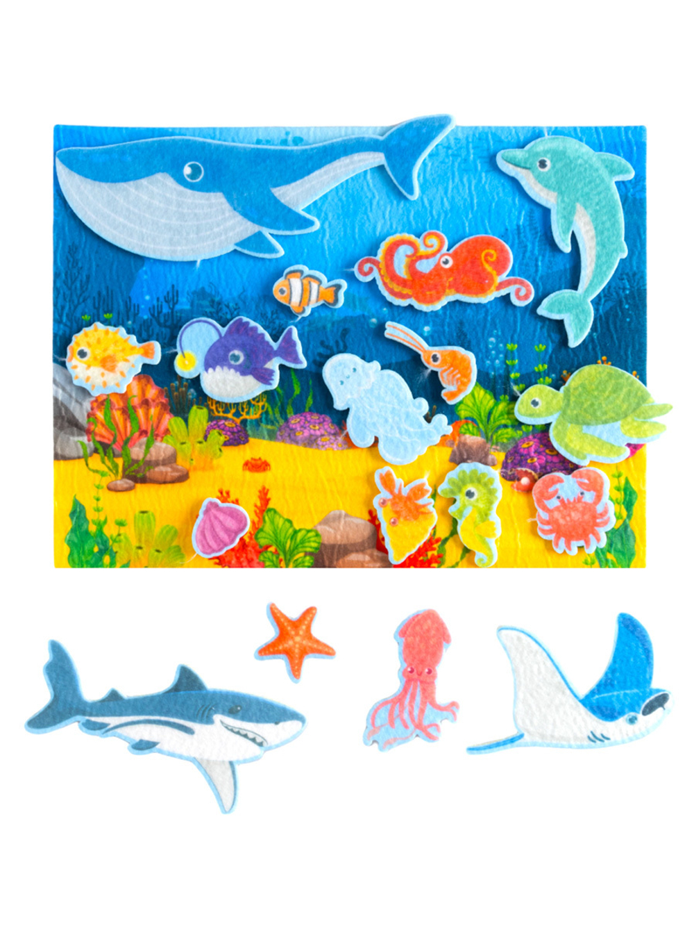 Набор из фетра на липучках ВОДНЫЙ МИР
