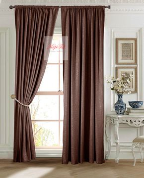 Луи (шоколад). Шторы из стриженного бархата
