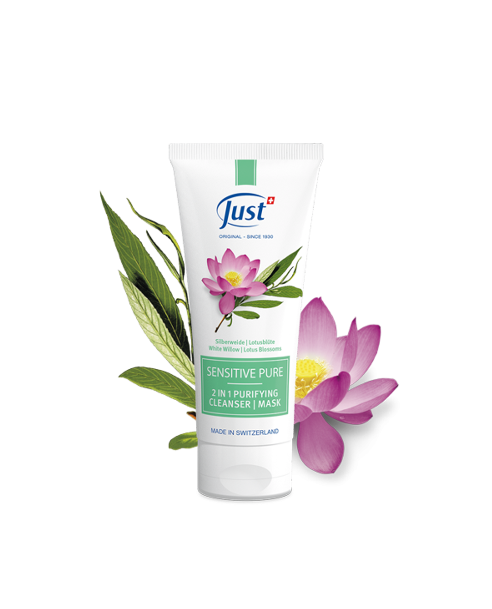 Маска для лица JUST Sensitive Pure 2 in 1 Purifying Cleanser Mask 100 мл