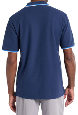 Мужское теннисное поло Australian Open Zip Player - небесный