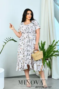 Платье 21-107-молочный Minova