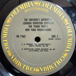 Leonard Bernstein, New York Philharmonic / The Sorcerer's Apprentice (Leonard Bernstein Conducts For Young People)(LP)