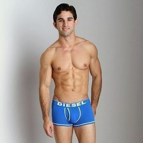 Мужские трусы боксеры синие Diesel Fresh and Bright Divine Boxer Blue