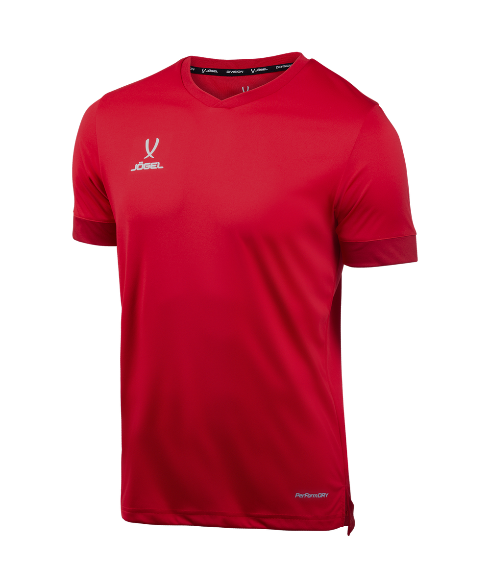 Футболка игровая DIVISION PerFormDRY Union Jersey, красный/ темно-красный/белый