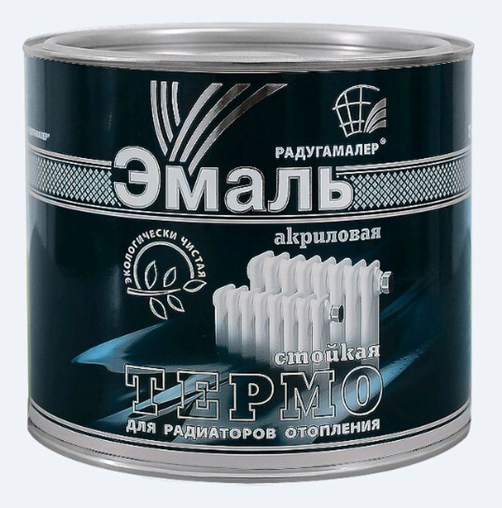 Эмаль д/радиаторов акрил. белая  РАДУГА  1,9кг
