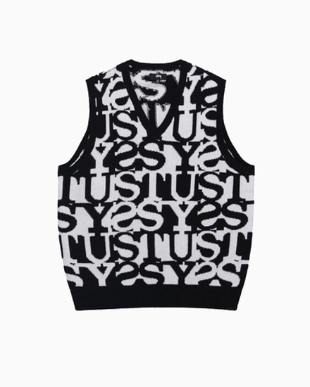 Жилет Stussy Stacked Sweater Vest