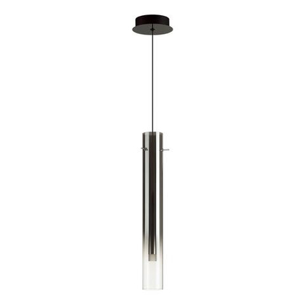 5061/5L PENDANT ODL24 317 черный/темн.хром/металл/стекло Подвес LED 4W 3000K SHINY