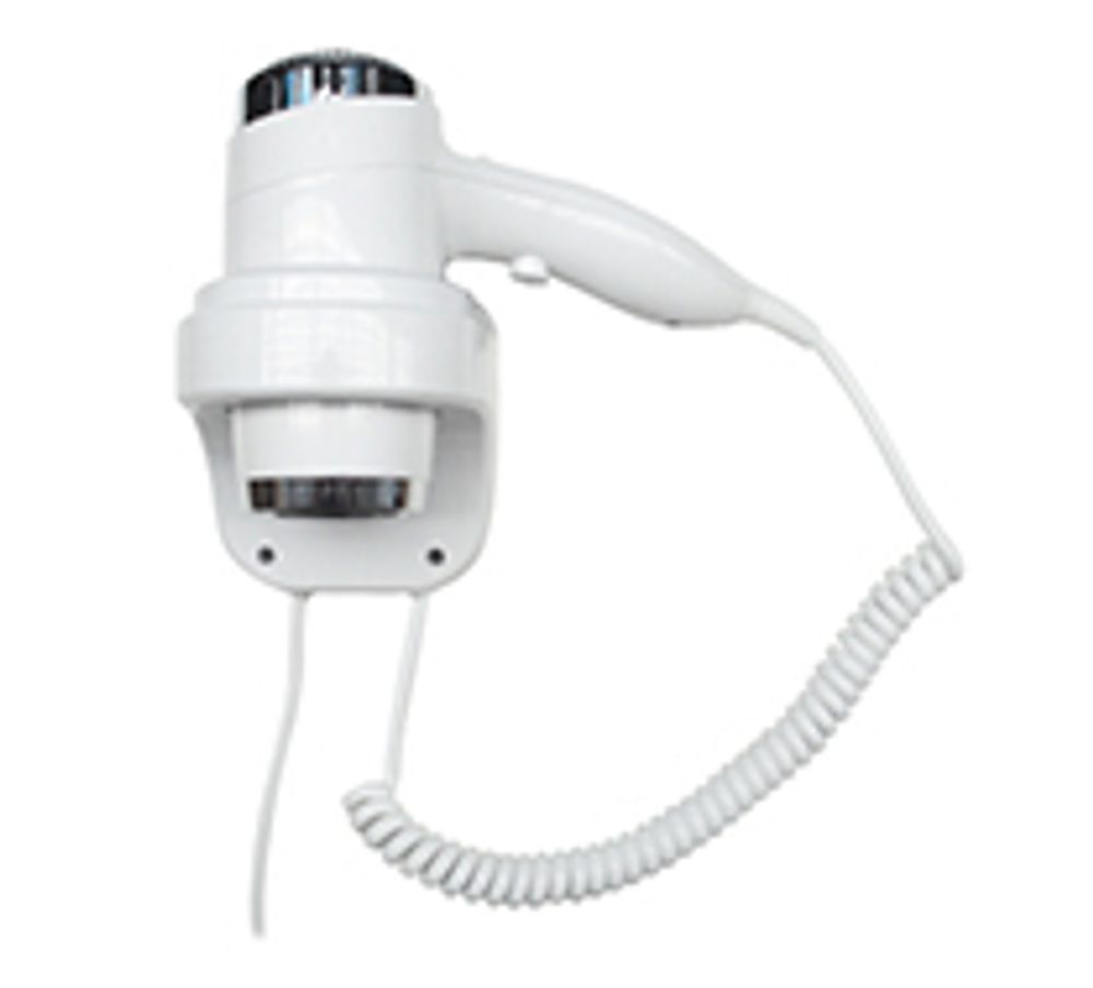 Фен настенный 2200 W ABS HOTEL LINE 02011.W белый